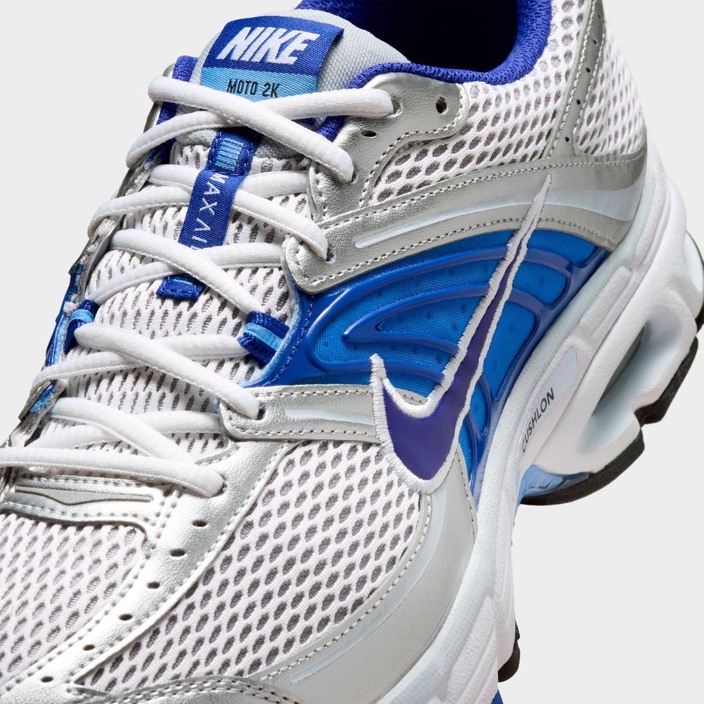 Men's Nike Air Max Moto 2K Casual Shoes - White/Wolf Grey/Royal Pulse/Concord - view 3