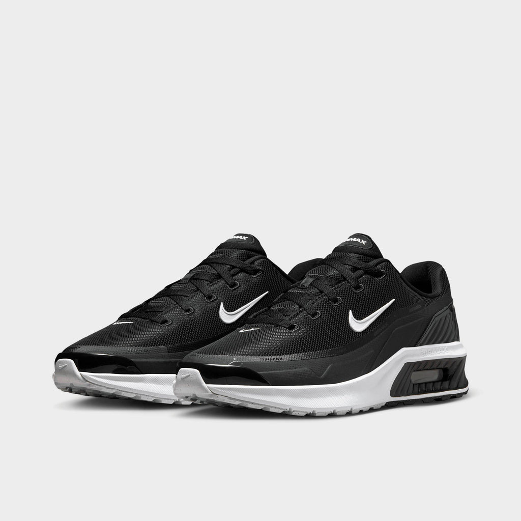 Men's Nike Air Max Bia Casual Shoes - Black/White - view 2