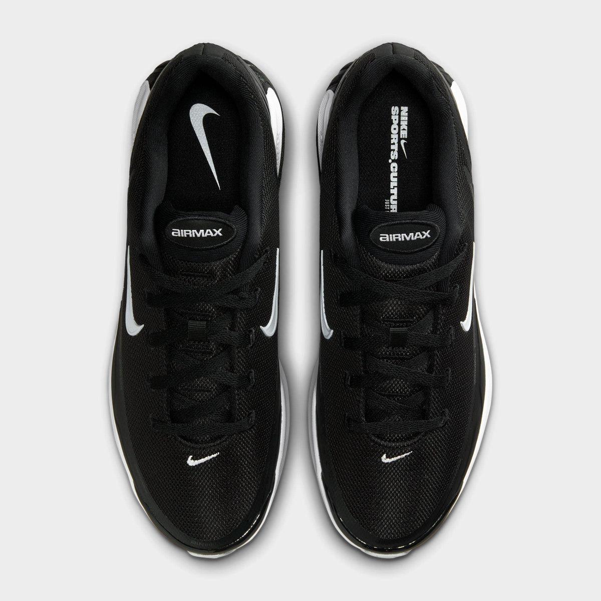 Men's Nike Air Max Bia Casual Shoes - Black/White - view 5