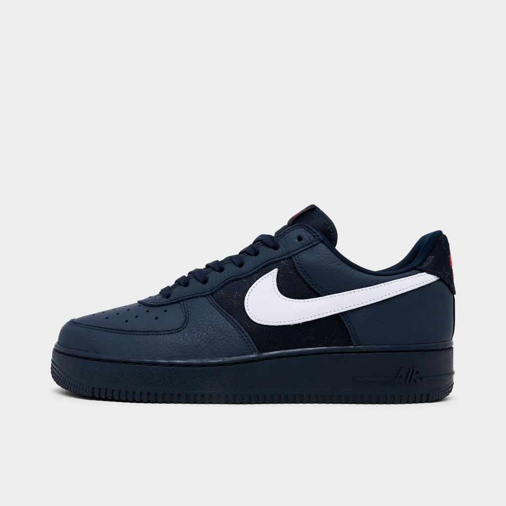 Men's Nike Air Force 1 Low Retro USA Casual Shoes - Multi-Color/Black/Multi-Color