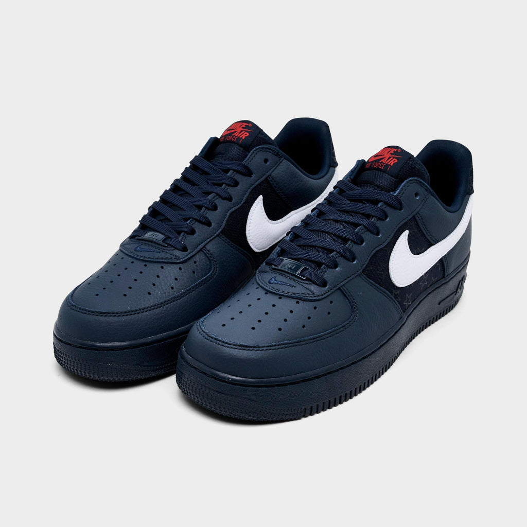 Men's Nike Air Force 1 Low Retro USA Casual Shoes - Multi-Color/Black/Multi-Color - view 2