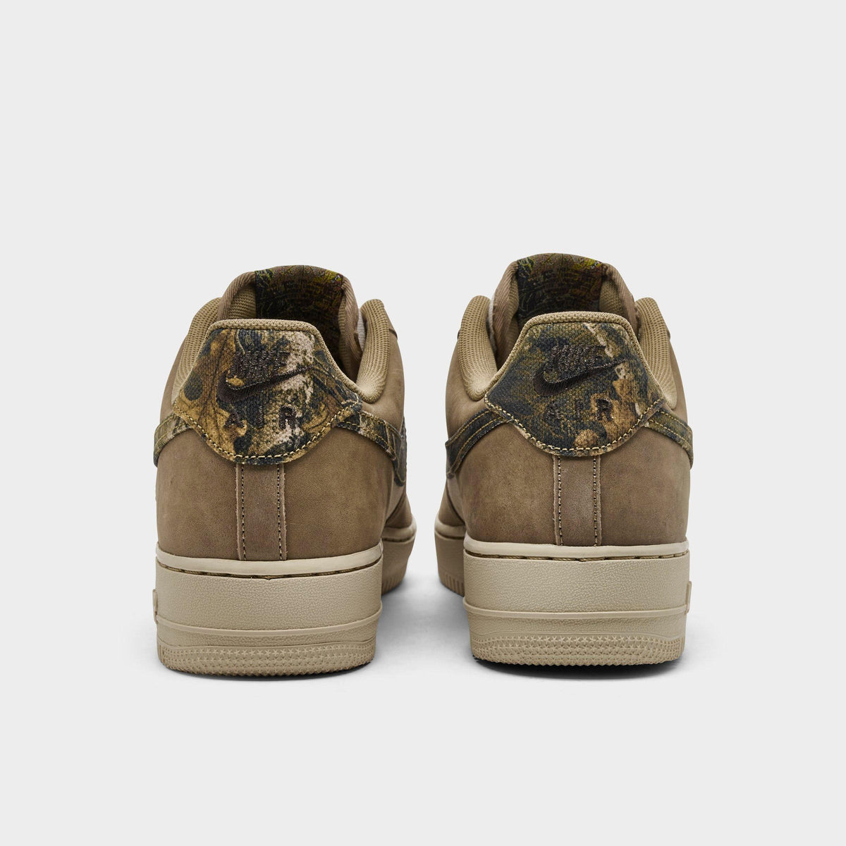 Men's Nike Air Force 1 Low Realtree Suede Casual Shoes - Rattan/Rocky Tan/Seal Brown/Multi-Color - view 4