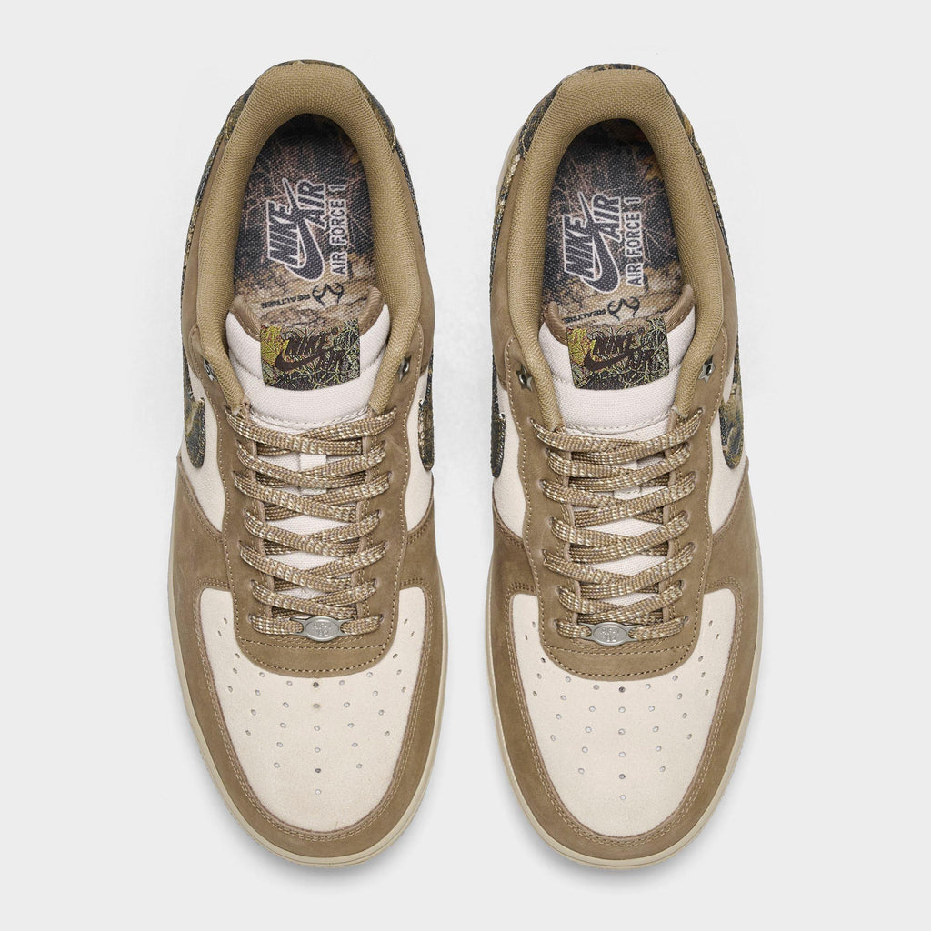 Men's Nike Air Force 1 Low Realtree Suede Casual Shoes - Rattan/Rocky Tan/Seal Brown/Multi-Color - view 5
