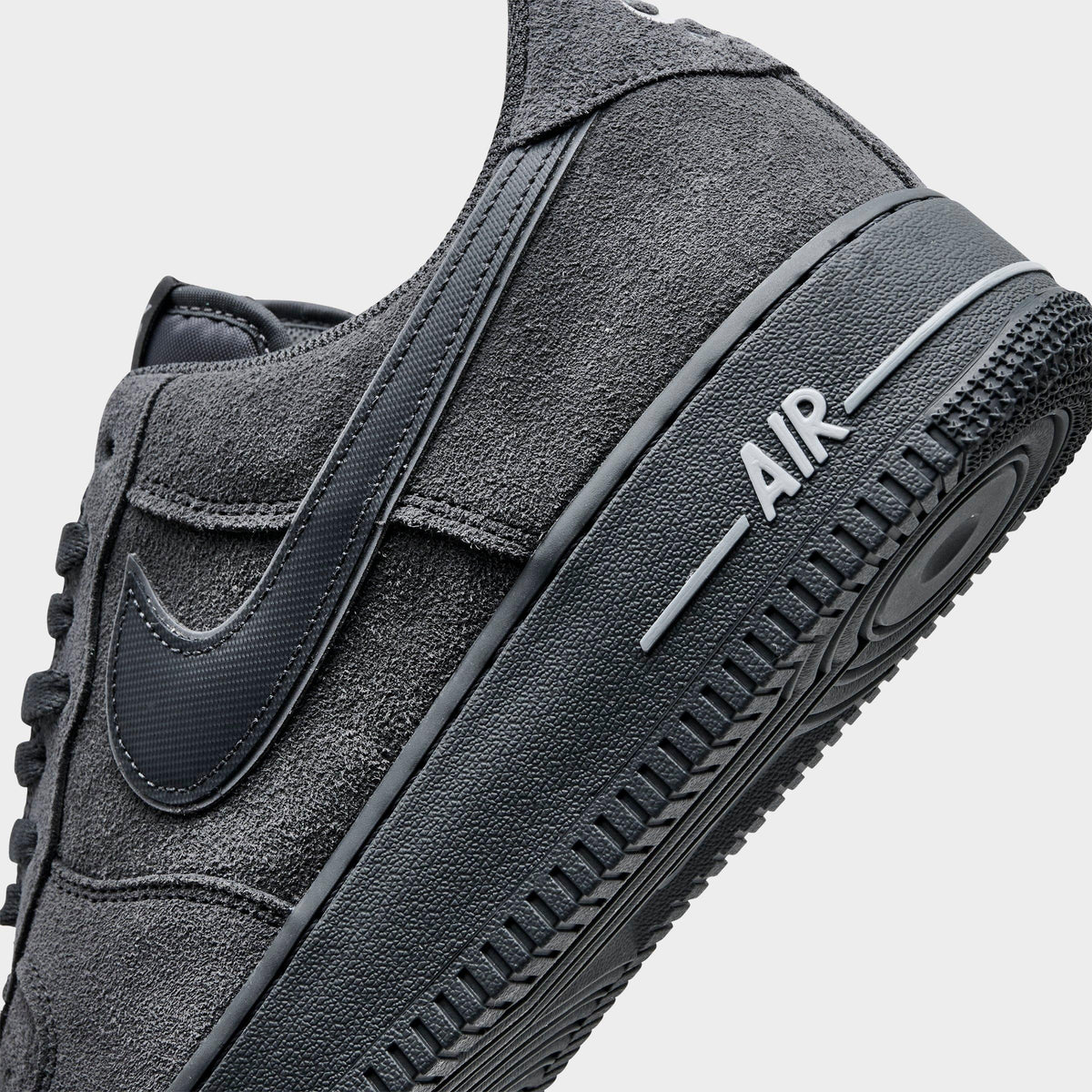 Men's Nike Air Force 1 '07 LV8 Casual Shoes - Anthracite/Anthracite - view 3