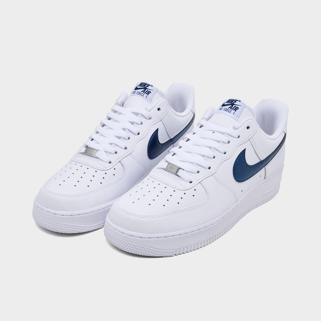 Men's Nike Air Force 1 '07 LV8 SE Team USA Casual Shoes - White/Midnight Navy/University Red - view 2