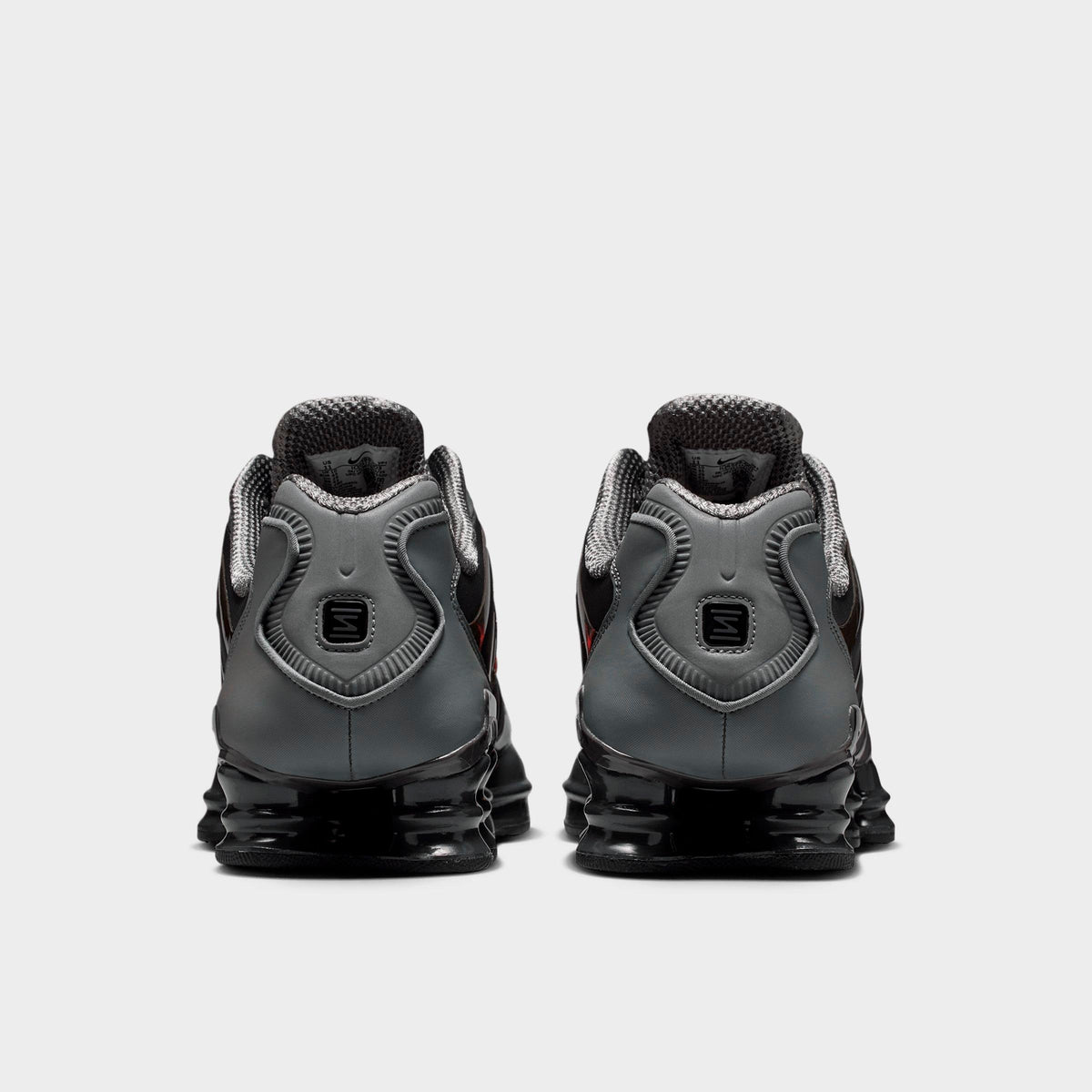 Men's Nike Shox TL Casual Shoes - Smoke Grey/Medium Ash/Anthracite/Bright Crimson - view 4