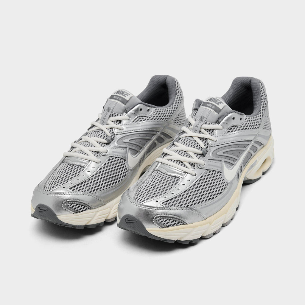 Men's Nike Air Max Moto 2K Casual Shoes - Light Smoke Grey/Sail/Cool Grey/Coconut Milk/Metallic Silver - view 2