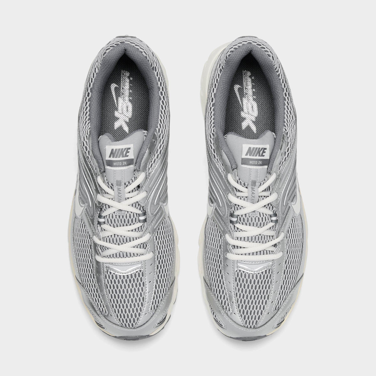 Men's Nike Air Max Moto 2K Casual Shoes - Light Smoke Grey/Sail/Cool Grey/Coconut Milk/Metallic Silver - view 5