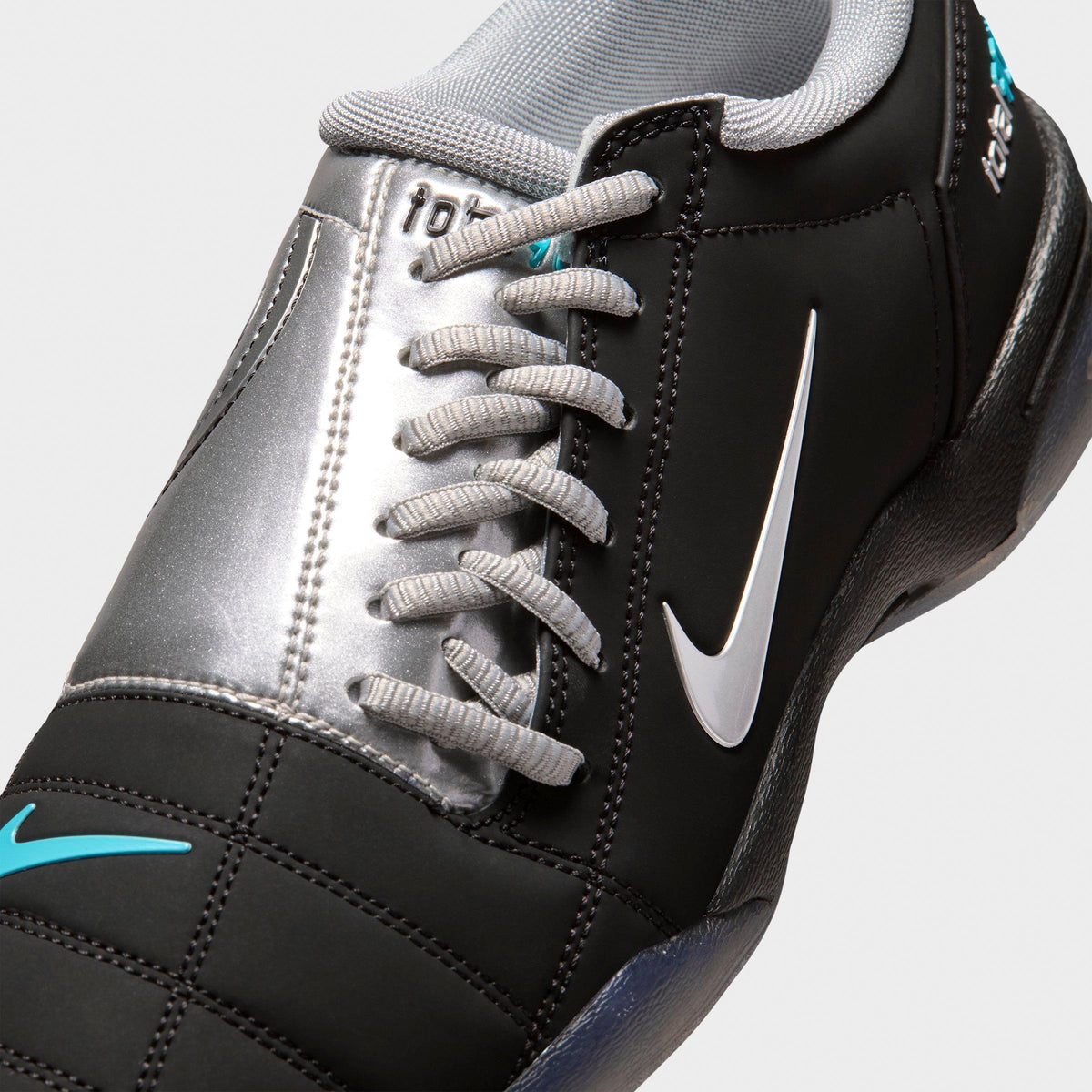 Men's Nike Total 90 Casual Shoes - Black/Gamma Blue/Metallic Silver - view 3