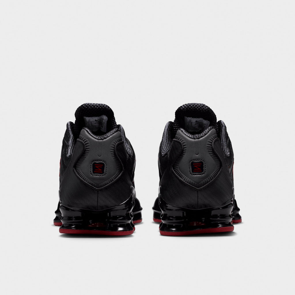 Men's Nike Shox TL Casual Shoes - Black/Tough Red/Black - view 4