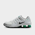 Men's Nike Shox NZ Casual Shoes - Grey Fog/Stadium Green/Fir/Black