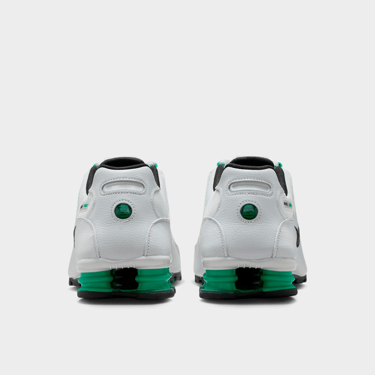 Men's Nike Shox NZ Casual Shoes - Grey Fog/Stadium Green/Fir/Black - view 4