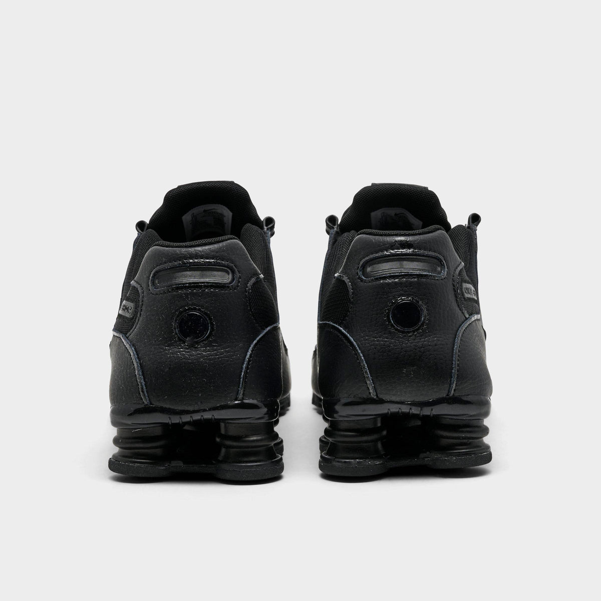 Men's Nike Shox NZ Casual Shoes - Black/Black/Black - view 4
