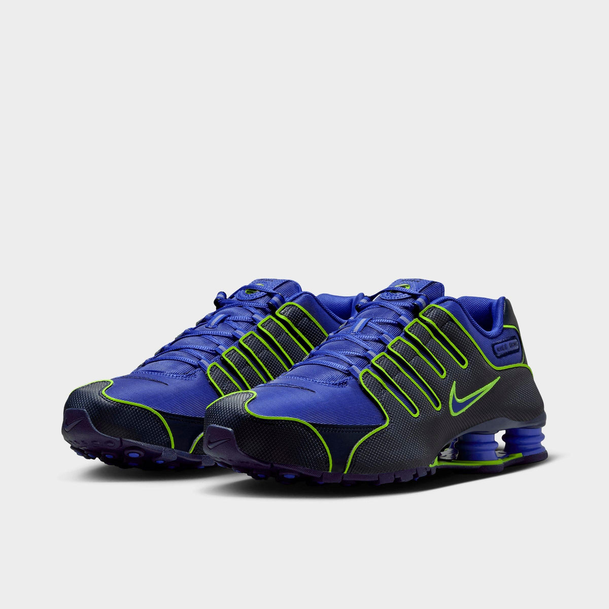 Men's Nike Shox NZ Casual Shoes - Lapis/Blue Void/Volt/Lapis - view 2