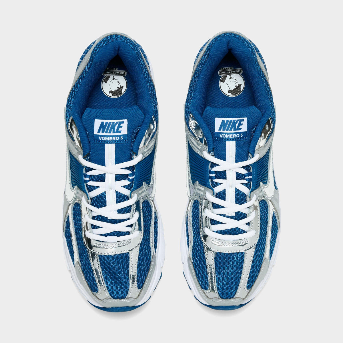 Men's Nike Zoom Vomero 5 Casual Shoes - Court Blue/White/Metallic Silver - view 5