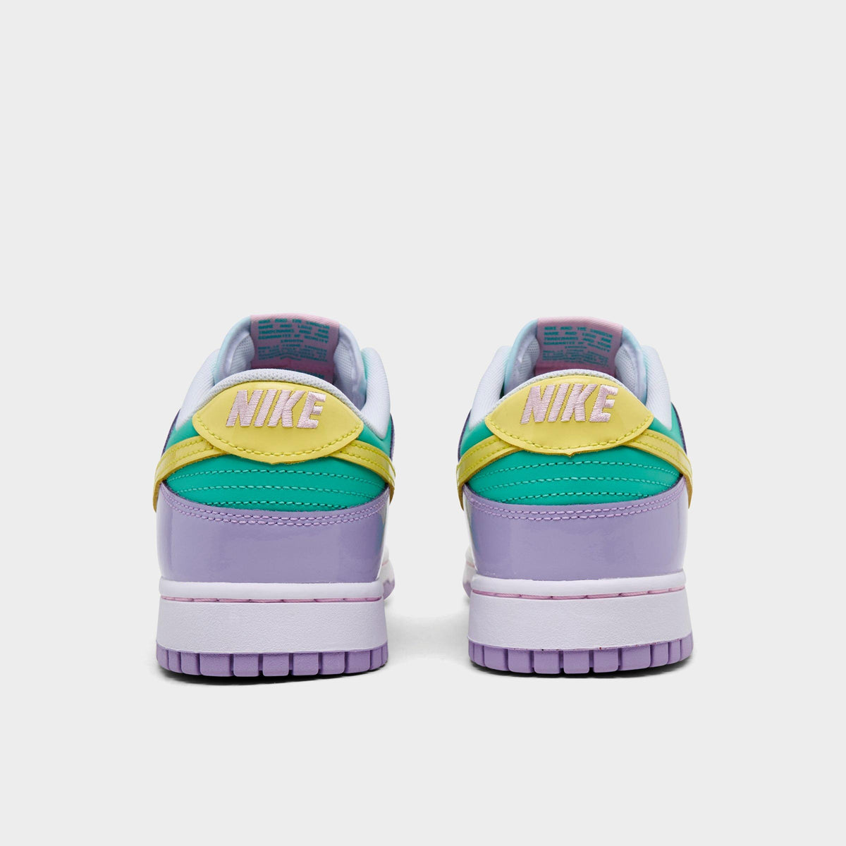 Men's Nike Dunk Low Retro SE Casual Shoes - Emerald Rise/Hydrangeas/White/Yellow Pulse - view 4