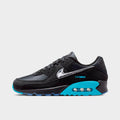 Men's Nike Air Max 90 Premium Scorpion Casual Shoes - Black/Gamma Blue/Ice/Chrome
