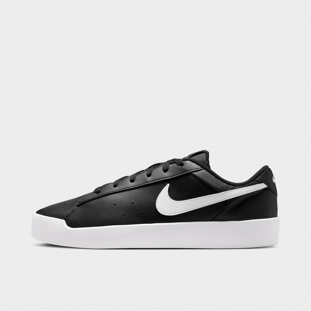 Men's Nike Court Heritage SL Casual Shoes - Black/White/White