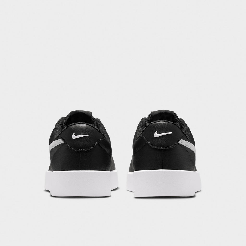 Men's Nike Court Heritage SL Casual Shoes - Black/White/White - view 4