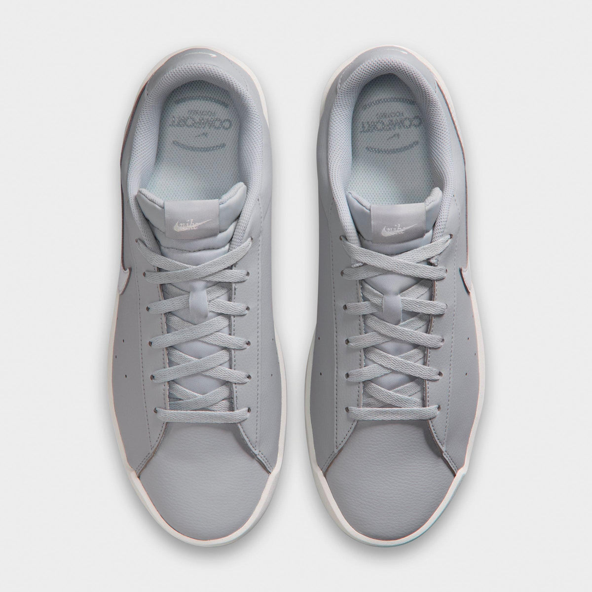 Men's Nike Court Heritage SL Casual Shoes - Wolf Grey/Wolf Grey/Photon Dust - view 5
