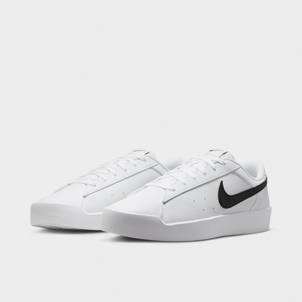 Men's Nike Court Heritage SL Casual Shoes - White/Black - view 2