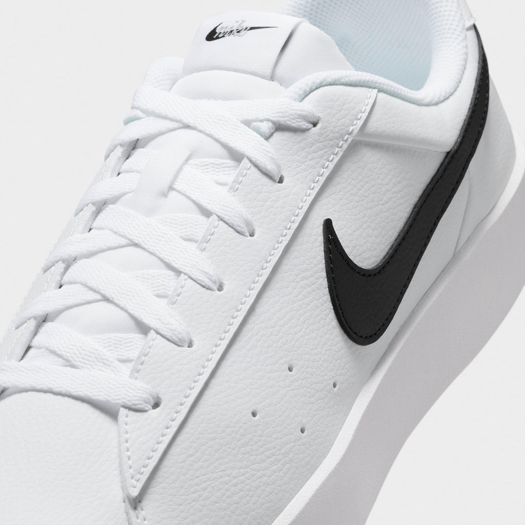 Men's Nike Court Heritage SL Casual Shoes - White/Black - view 3