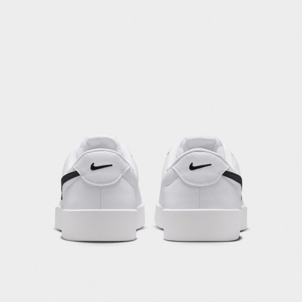 Men's Nike Court Heritage SL Casual Shoes - White/Black - view 4