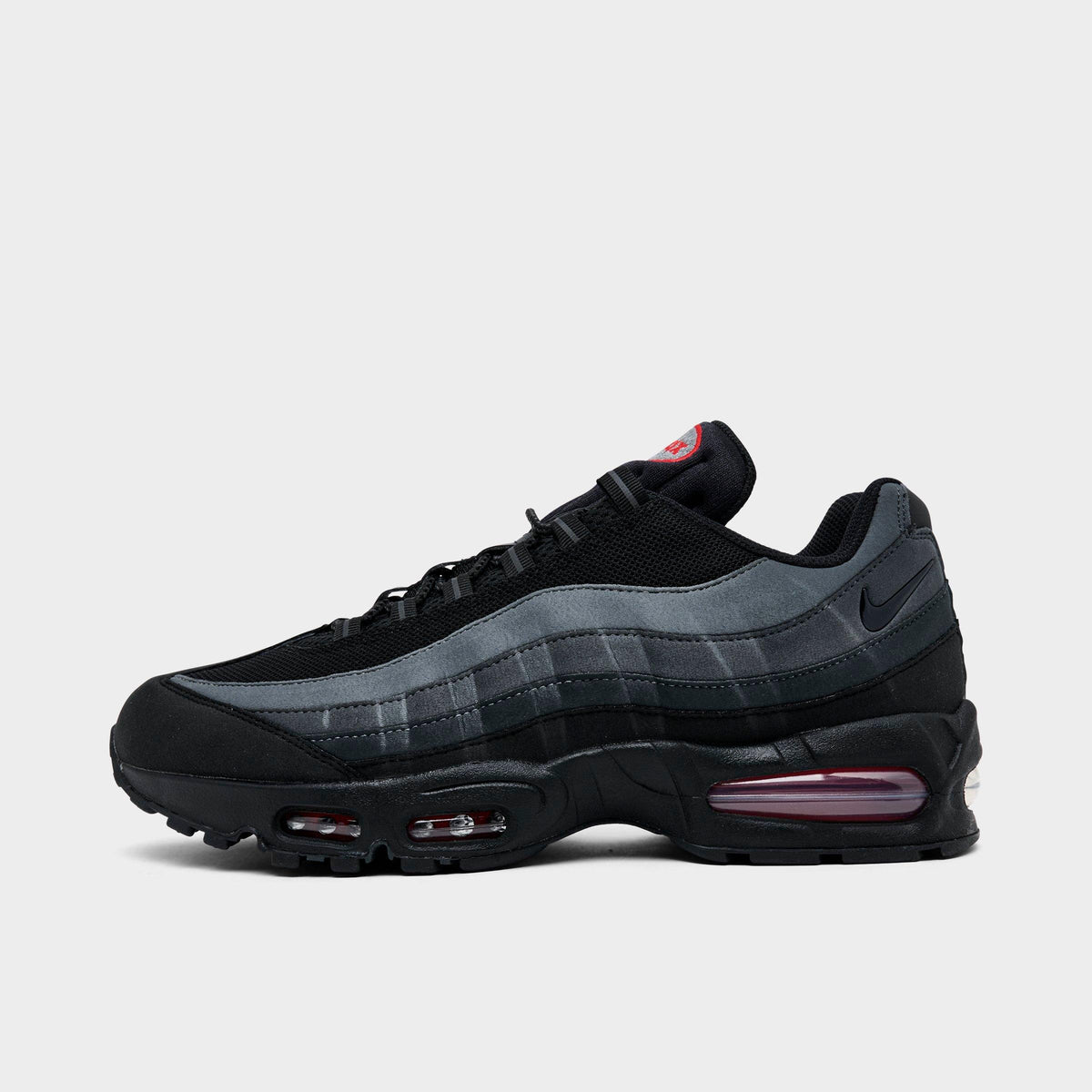 Men's Nike Air Max 95 Big Bubble Casual Shoes - Black/Anthracite/Dark Smoke Grey/Black