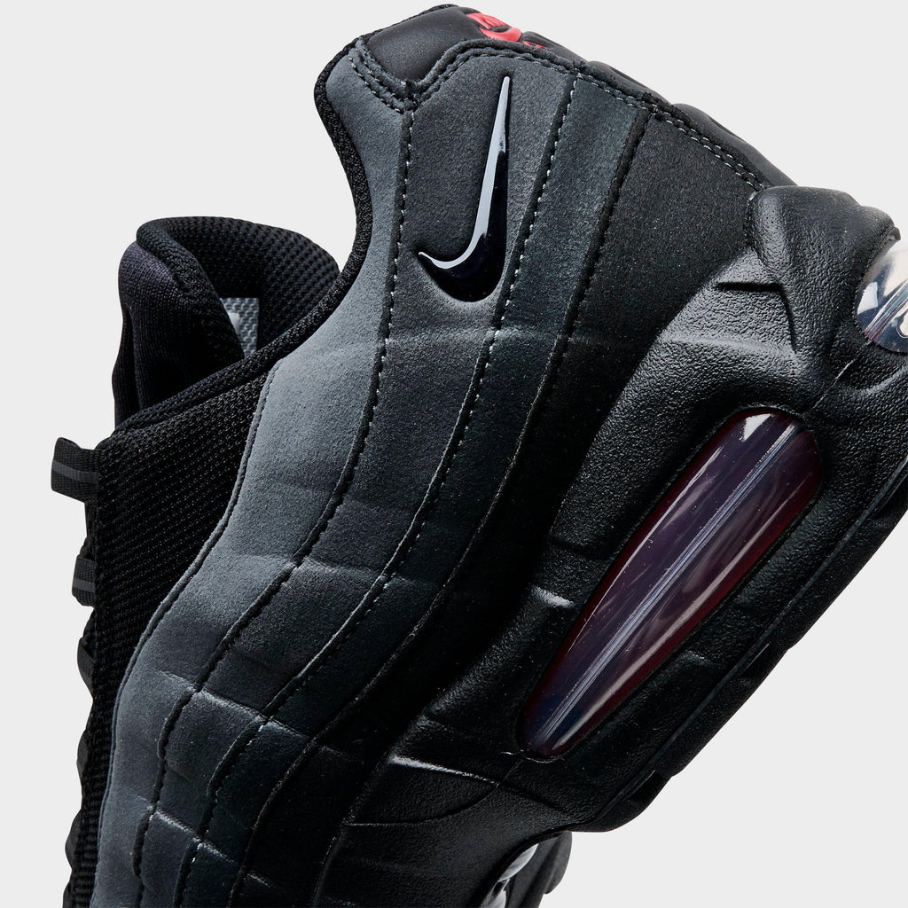 Men's Nike Air Max 95 Big Bubble Casual Shoes - Black/Anthracite/Dark Smoke Grey/Black - view 3