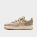 Men's Nike Air Force 1 '07 LV8 SE Denim Casual Shoes - Desert Khaki/Light Khaki/Metallic Silver/Desert Khaki