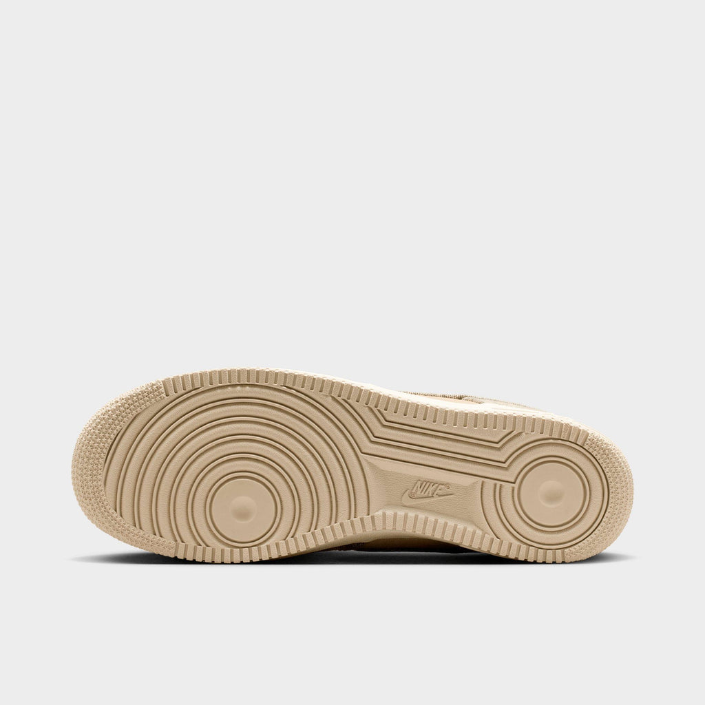 Men's Nike Air Force 1 '07 LV8 SE Denim Casual Shoes - Desert Khaki/Light Khaki/Metallic Silver/Desert Khaki - view 6