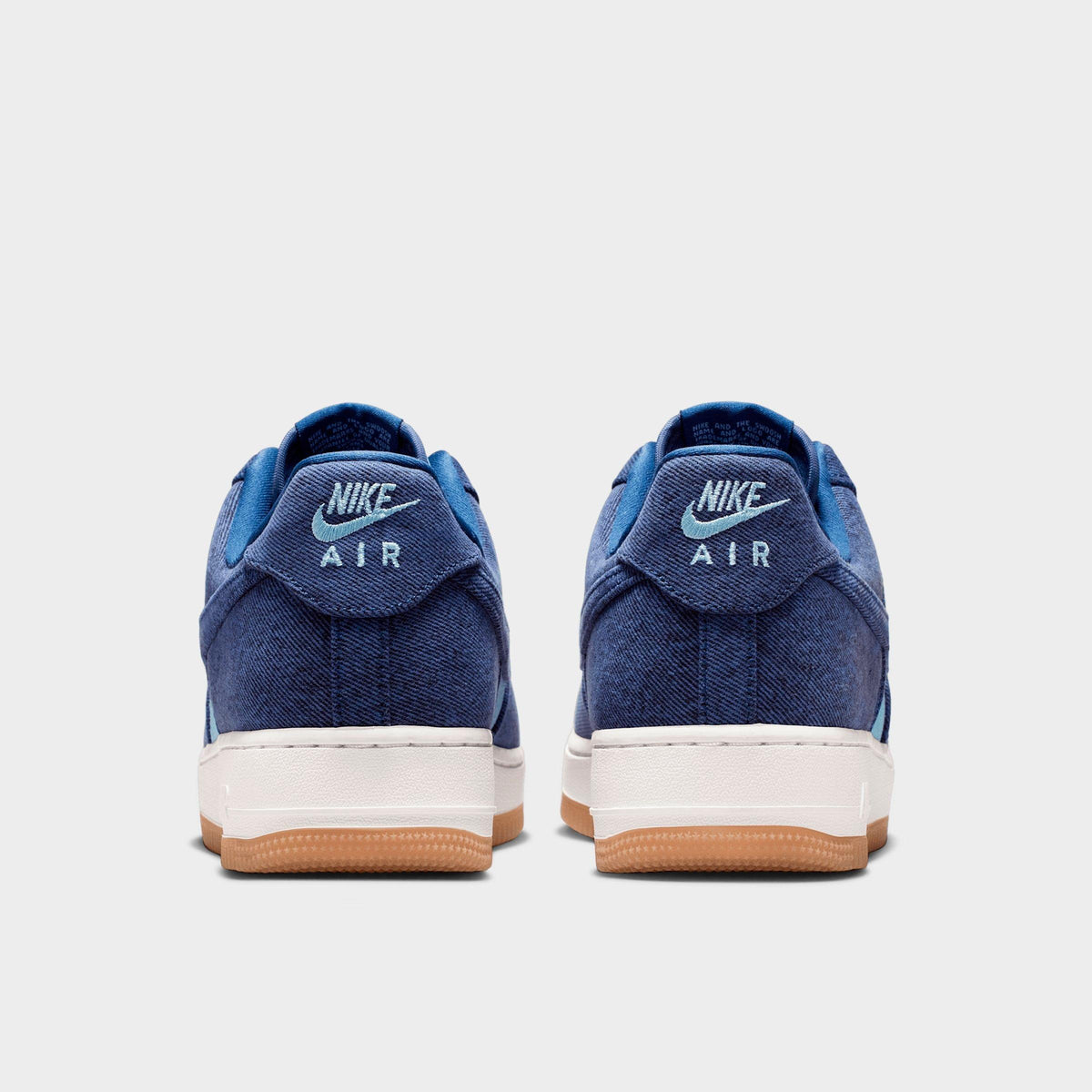 Men's Nike Air Force 1 '07 LV8 SE Canvas Casual Shoes - Navy/Worn Blue/Summit White/Navy - view 4