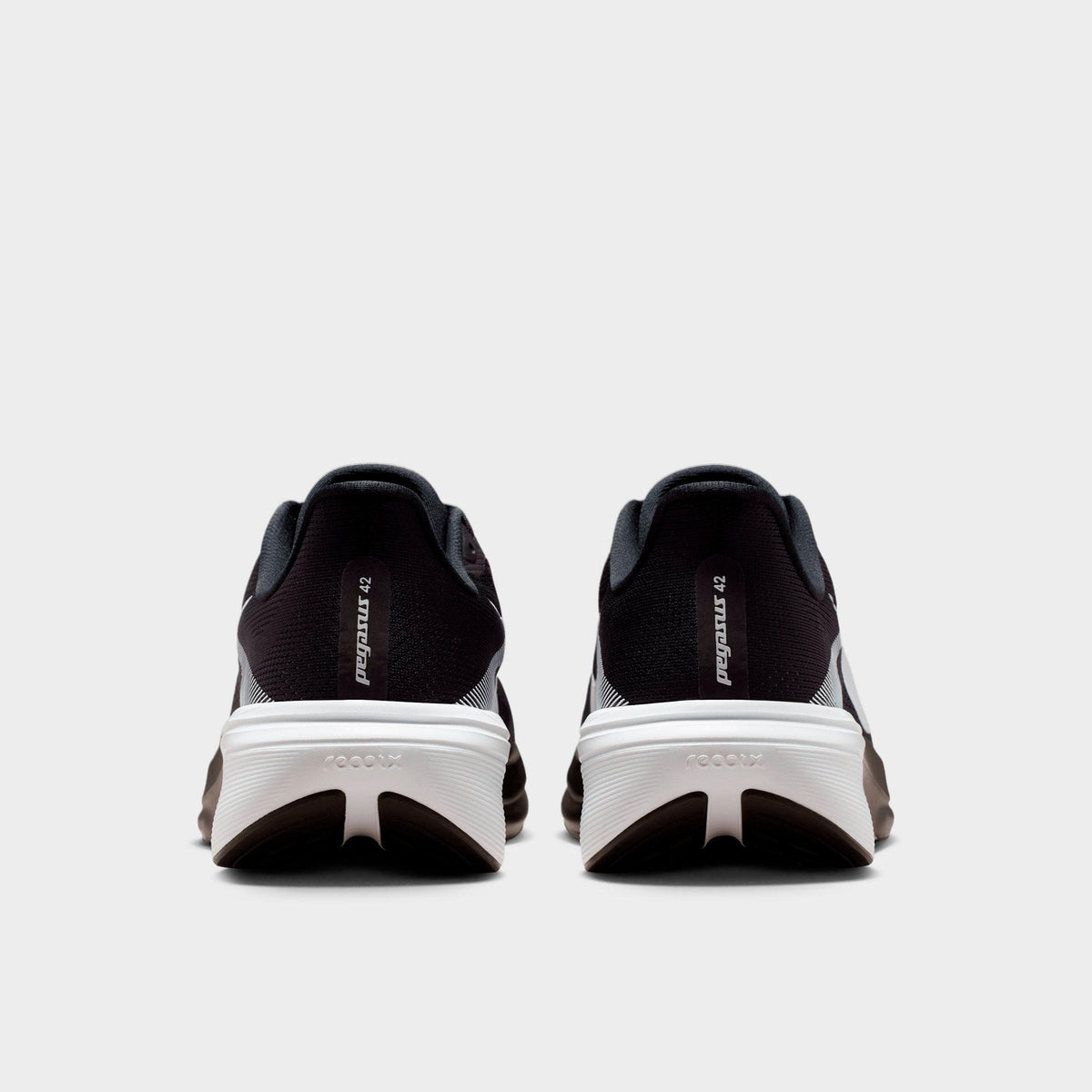 Men's Nike Pegasus 42 Running Shoes (Wide Width) - Black/Photon Dust/White - view 4