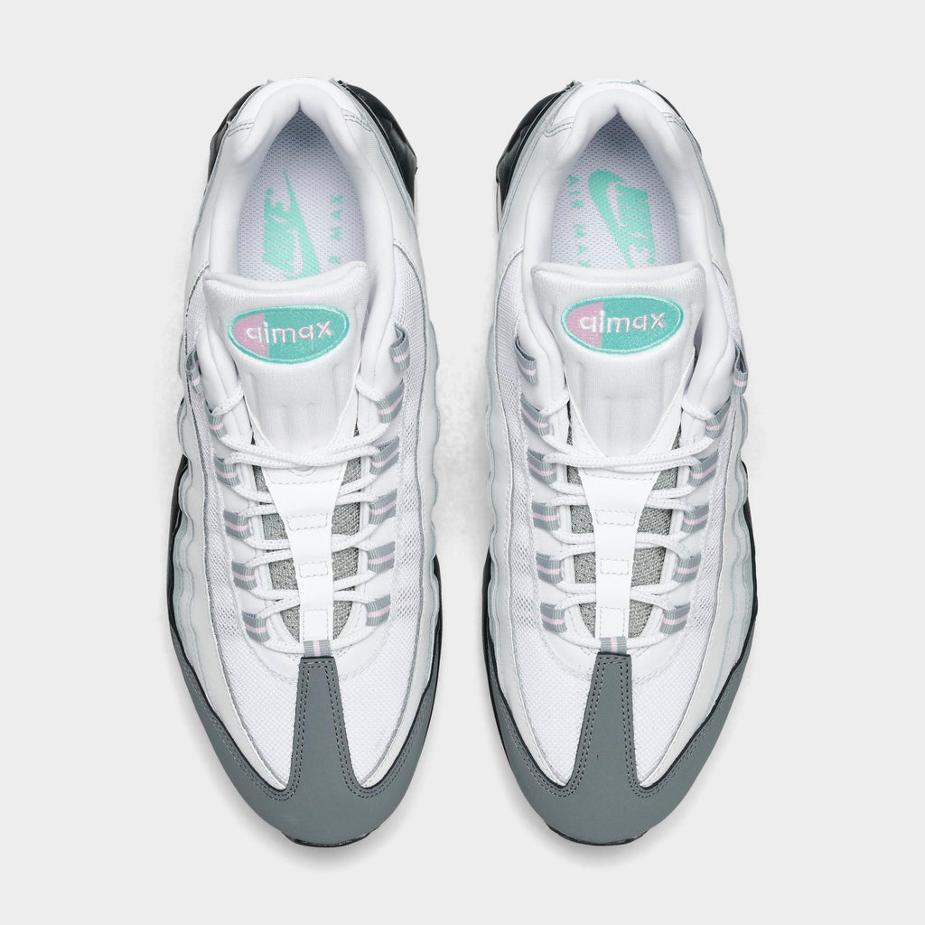 Men's Nike Air Max 95 Big Bubble Casual Shoes - Anthracite/Pink Foam/Hyper Turquoise/White/Smoke Grey/Light Pumice - view 5