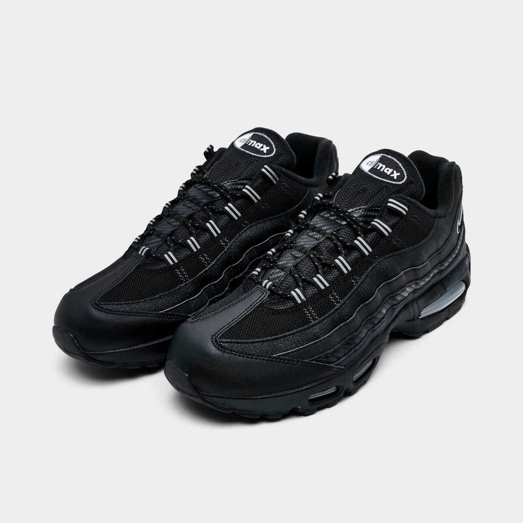 Men's Nike Air Max 95 Big Bubble Casual Shoes - Black/Metallic Silver/Cool Grey/White - view 2
