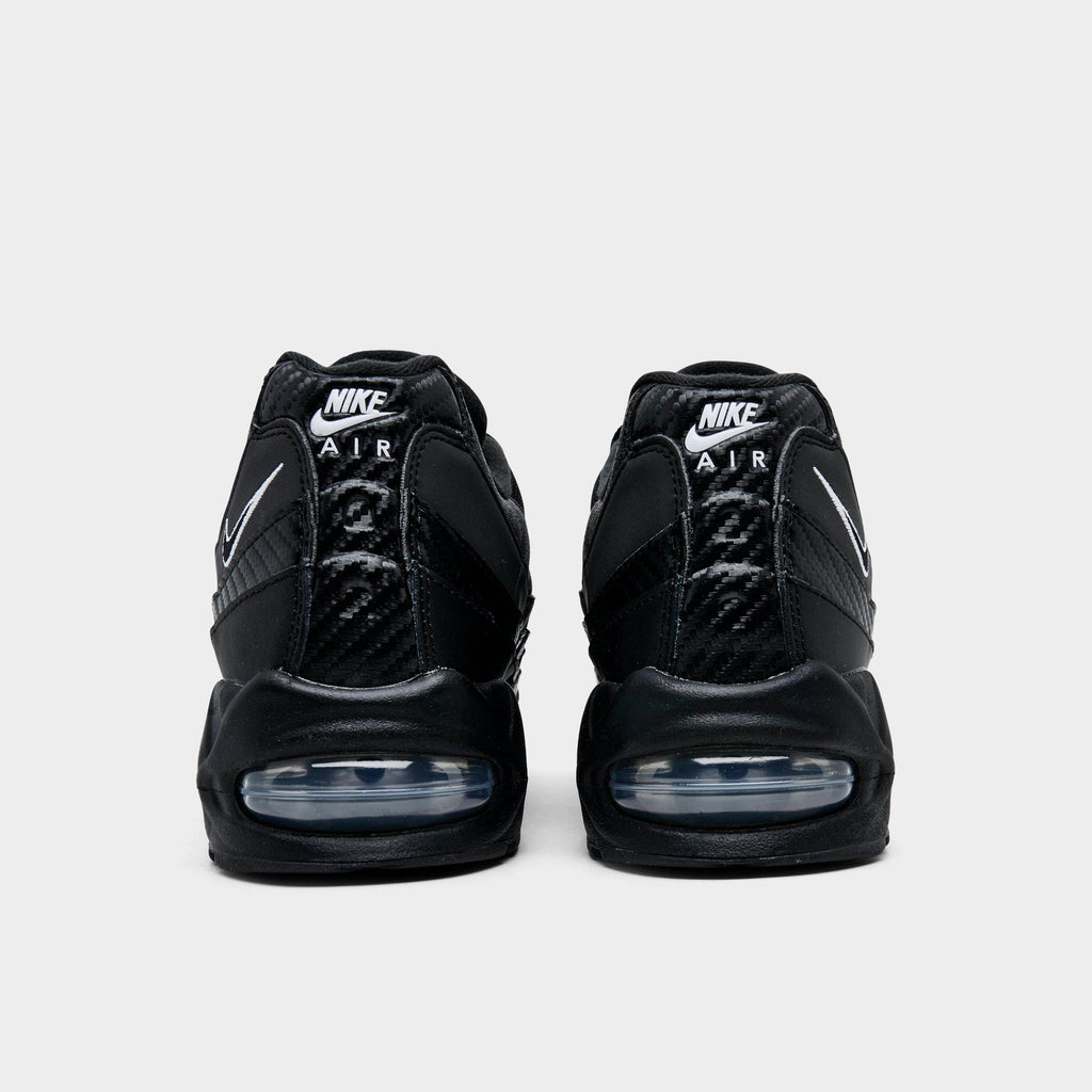 Men's Nike Air Max 95 Big Bubble Casual Shoes - Black/Metallic Silver/Cool Grey/White - view 4