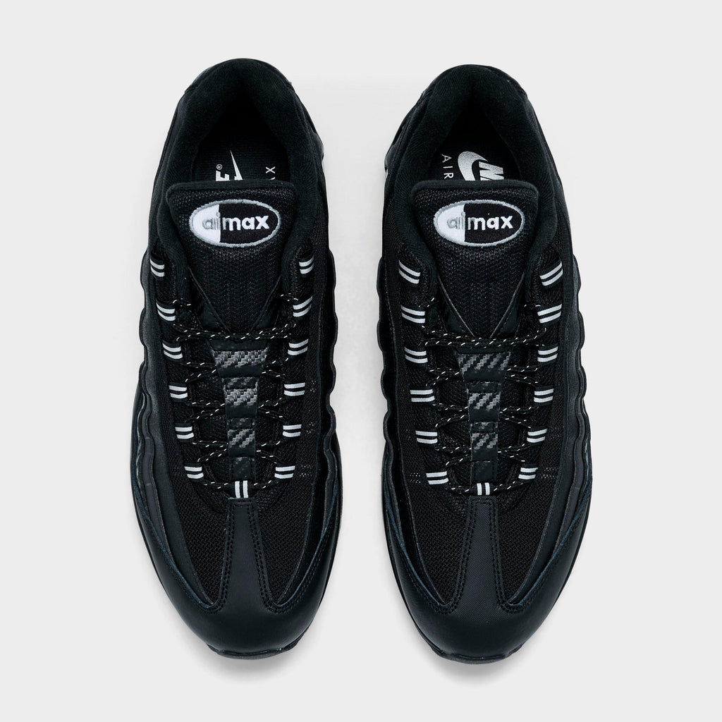 Men's Nike Air Max 95 Big Bubble Casual Shoes - Black/Metallic Silver/Cool Grey/White - view 5