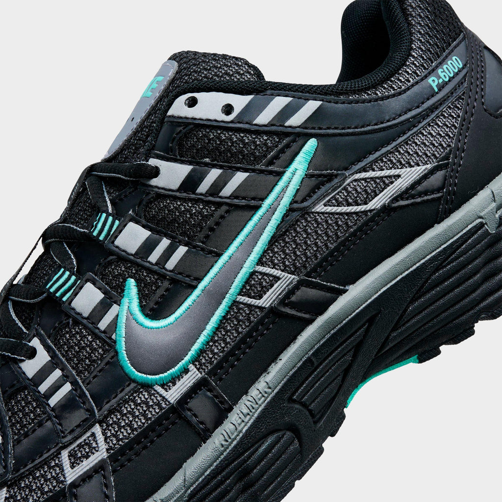 Men's Nike P-6000 Casual Shoes - Black/Hyper Turquoise/Cool Grey/Metallic Cool Grey - view 3