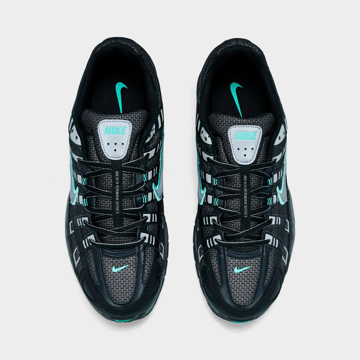 Men's Nike P-6000 Casual Shoes - Black/Hyper Turquoise/Cool Grey/Metallic Cool Grey - view 5