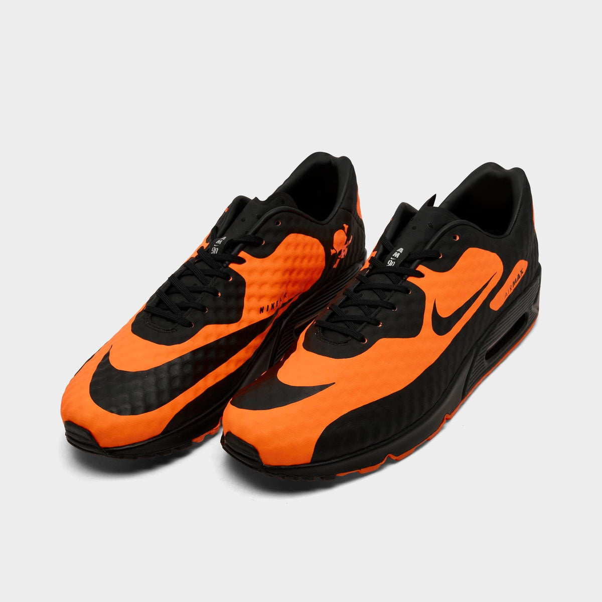 Men's Nike Air Max 90 SE Hypervenom Casual Shoes - Bright Citrus/Black/Total Orange - view 2