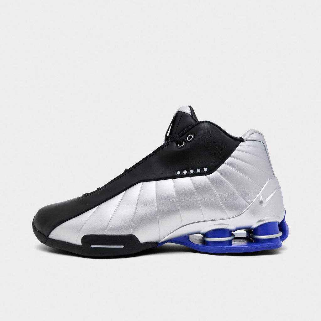 Nike Shox BB4 Basketball Shoes - Black/Lapis/Metallic Silver
