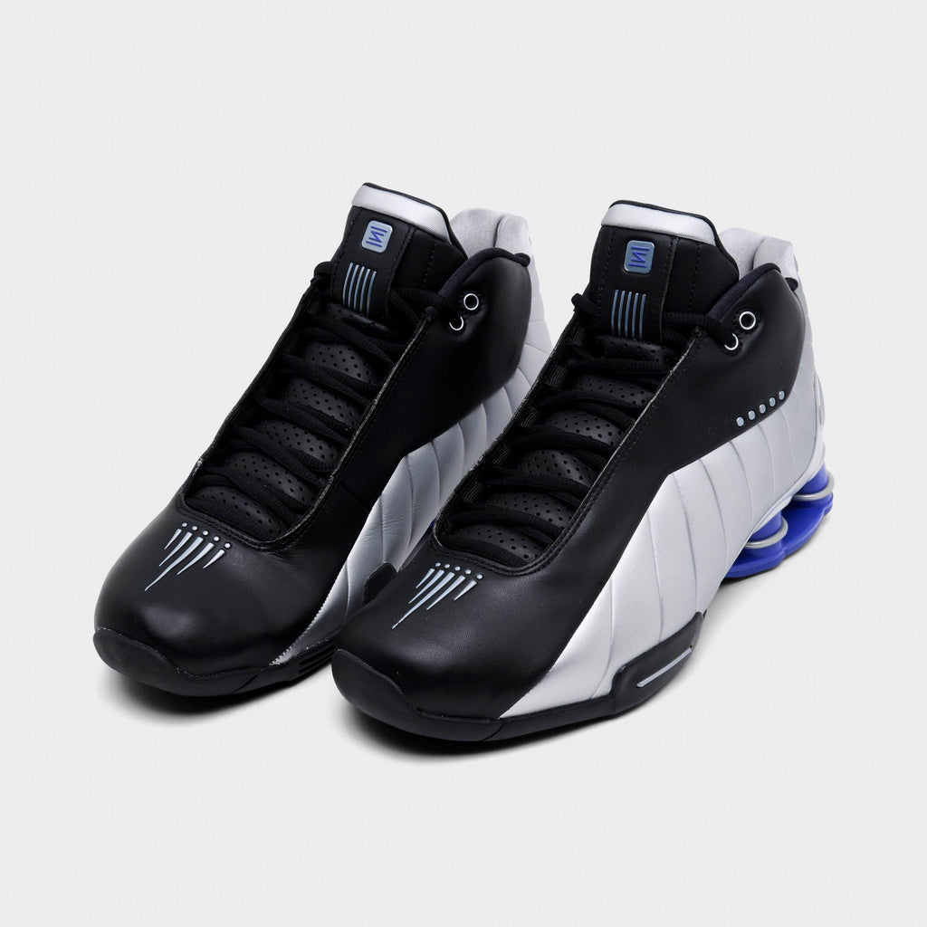 Nike Shox BB4 Basketball Shoes - Black/Lapis/Metallic Silver - view 2
