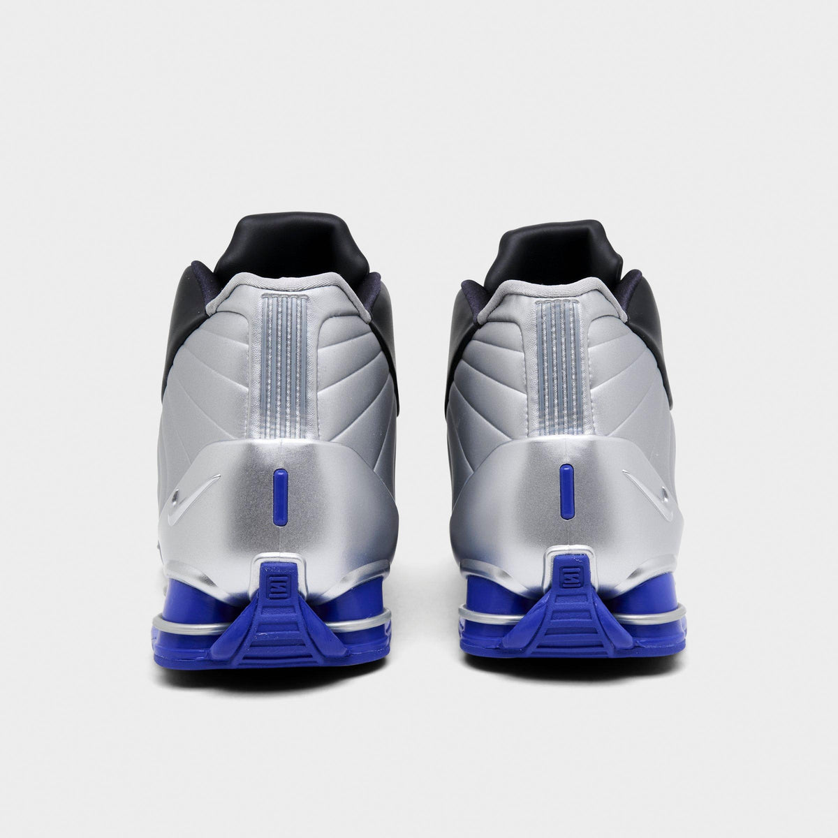 Nike Shox BB4 Basketball Shoes - Black/Lapis/Metallic Silver - view 4