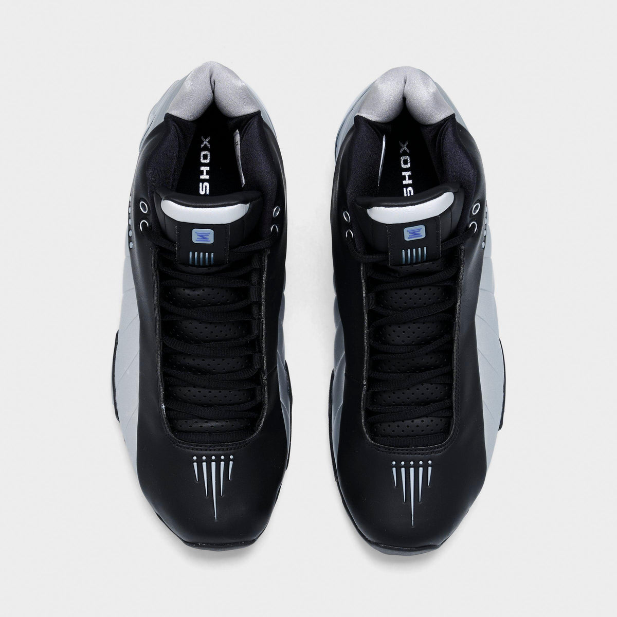 Nike Shox BB4 Basketball Shoes - Black/Lapis/Metallic Silver - view 5