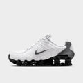 Men's Nike Shox TL Casual Shoes - White/Black/Cool Grey/Metallic Cool Grey