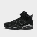 Men's Air Jordan Retro 6 Basketball Shoes - Black/Reflect Silver/Black