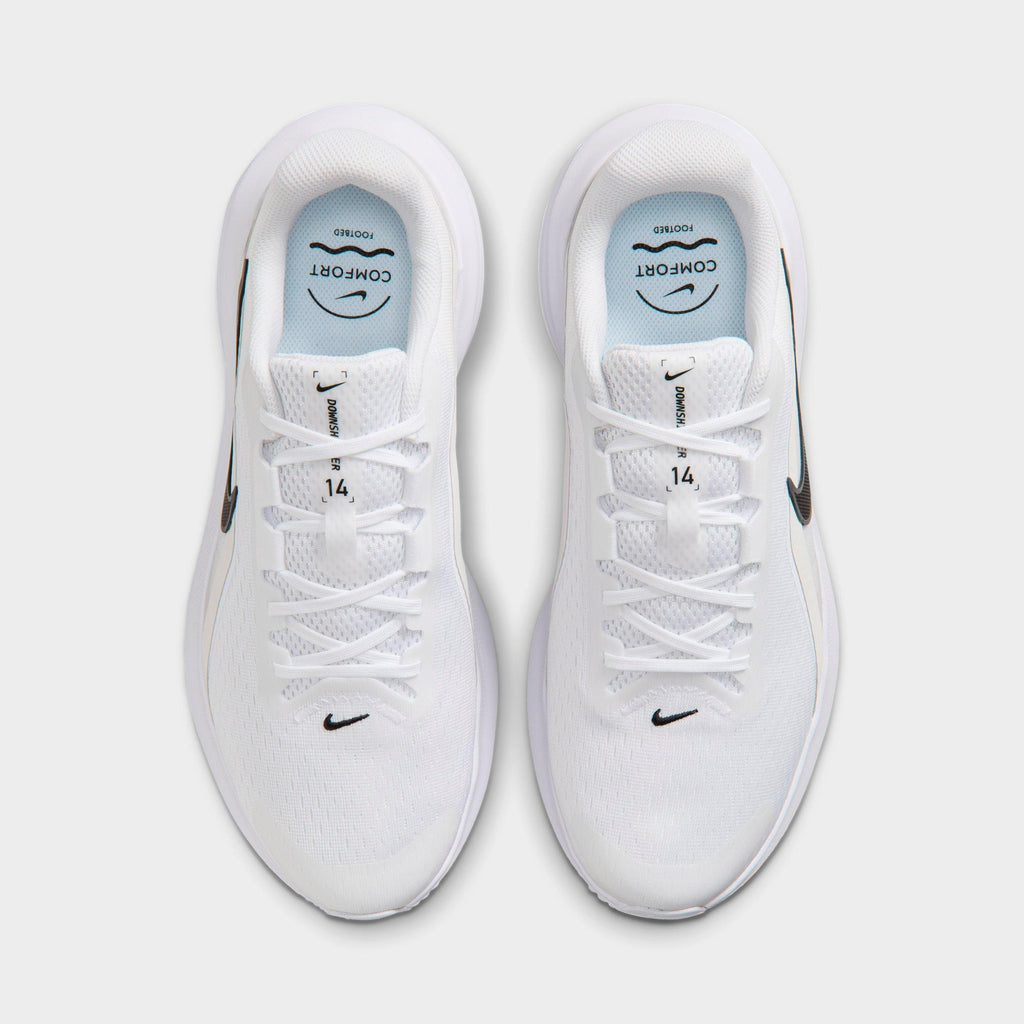 Men's Nike Downshifter 14 Running Shoes (Wide Width) - White/Platinum Tint/Anthracite/Black - view 5