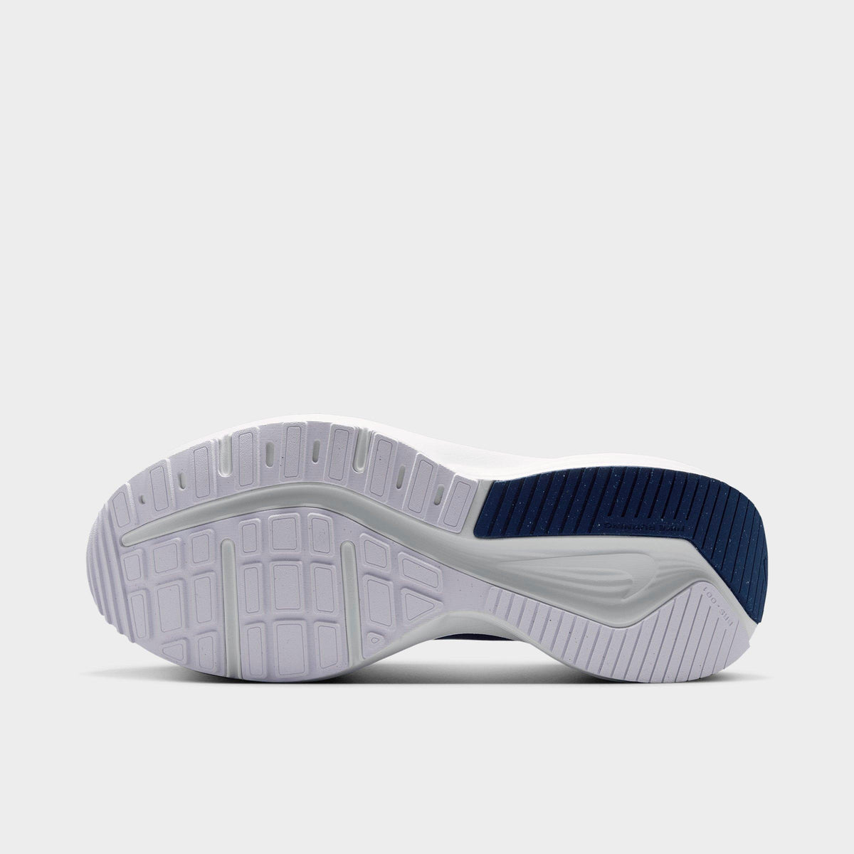 Men's Nike Downshifter 14 Running Shoes (Wide Width) - White/Midnight Navy/Summit White/Green Spark - view 6