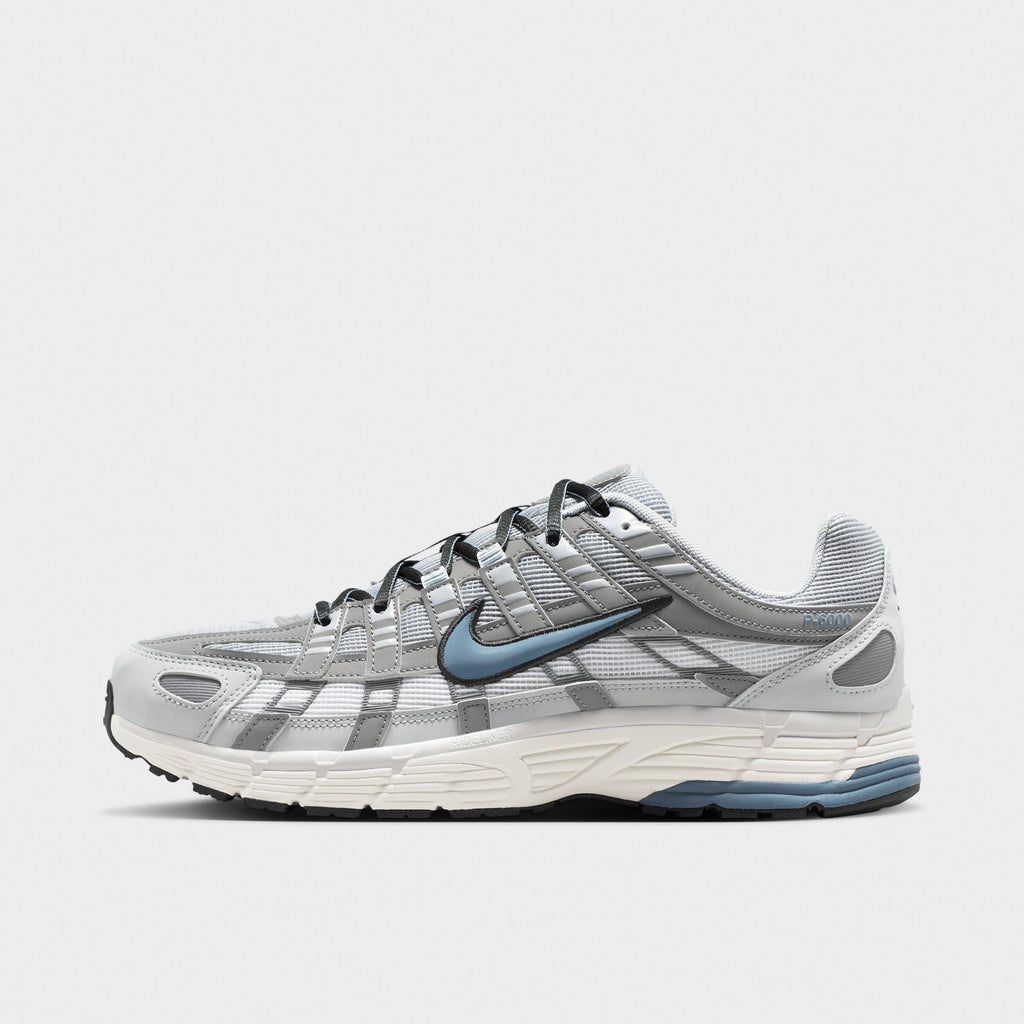 Men's Nike P-6000 Casual Shoes - Light Smoke Grey/Smoke Grey/Photon Dust/Blue Graphite