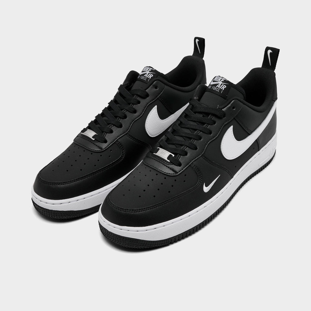 Men's Nike Air Force 1 '07 LV8 Casual Shoes - Black/White/Black - view 2